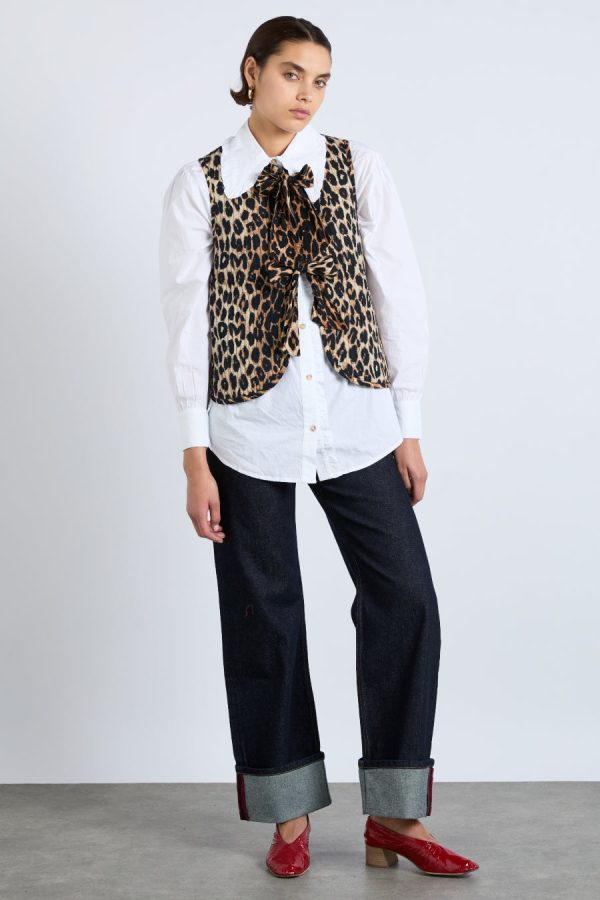 tilly gilet - leopard - Image 2