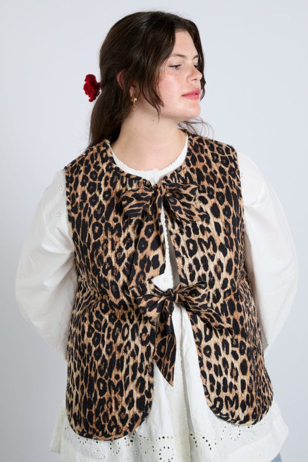 tilly gilet - leopard - Image 3