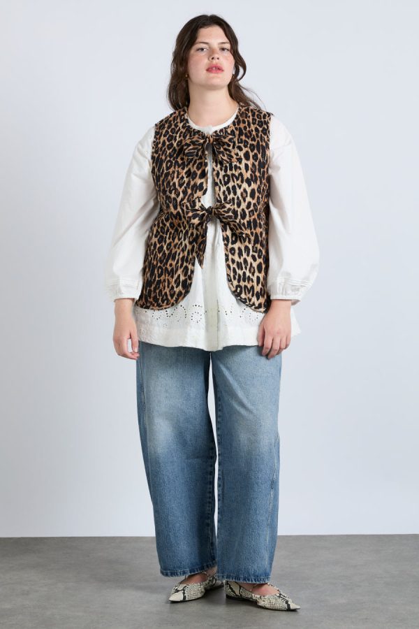 tilly gilet - leopard - Image 4