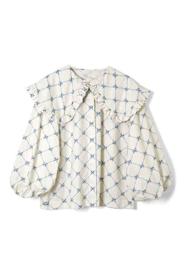 lola blouse - bow print - Image 6