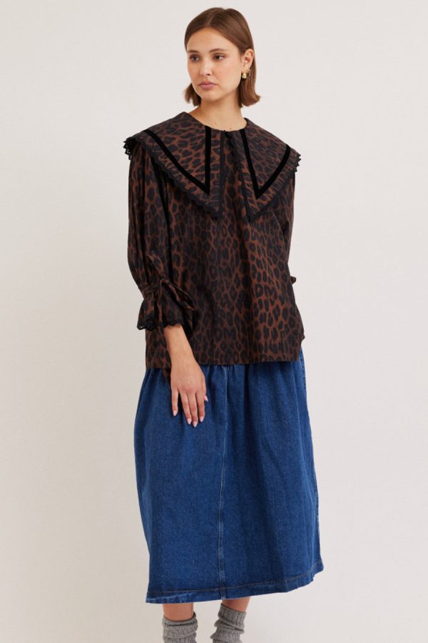 candice blouse - leopard - Image 5
