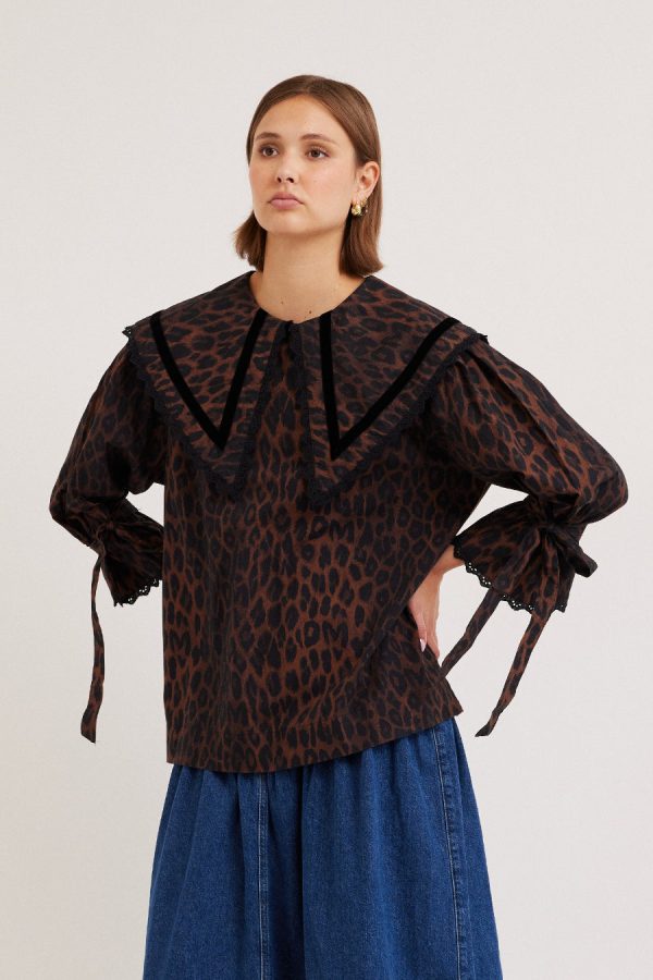 candice blouse - leopard - Image 6