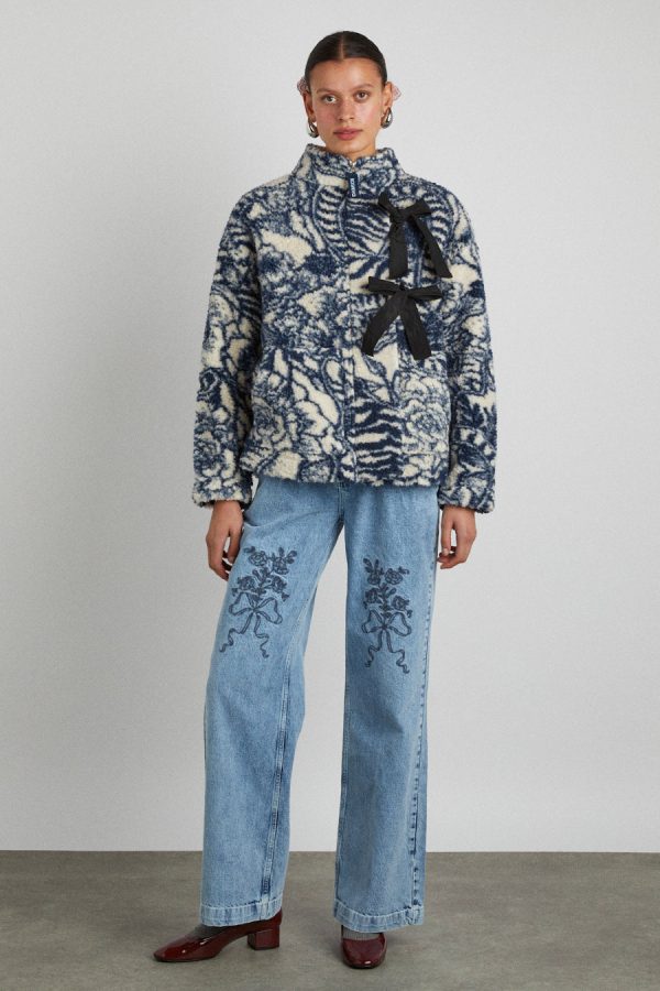ingrid borg jacket - vase print - Image 2