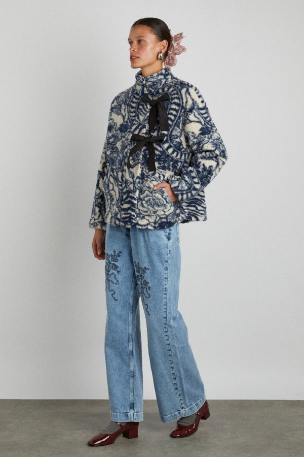 ingrid borg jacket - vase print - Image 6