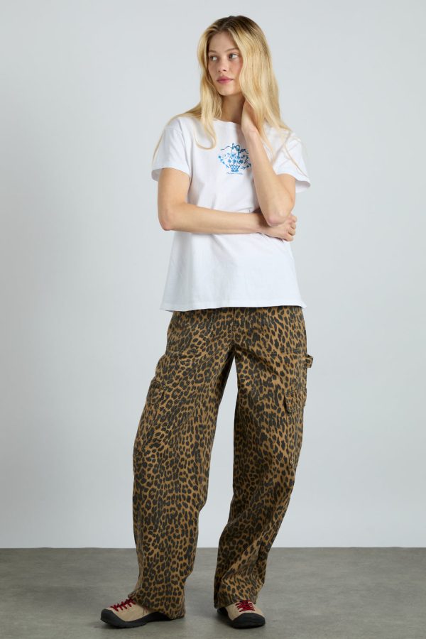 cargo jeans - leopard - Image 3