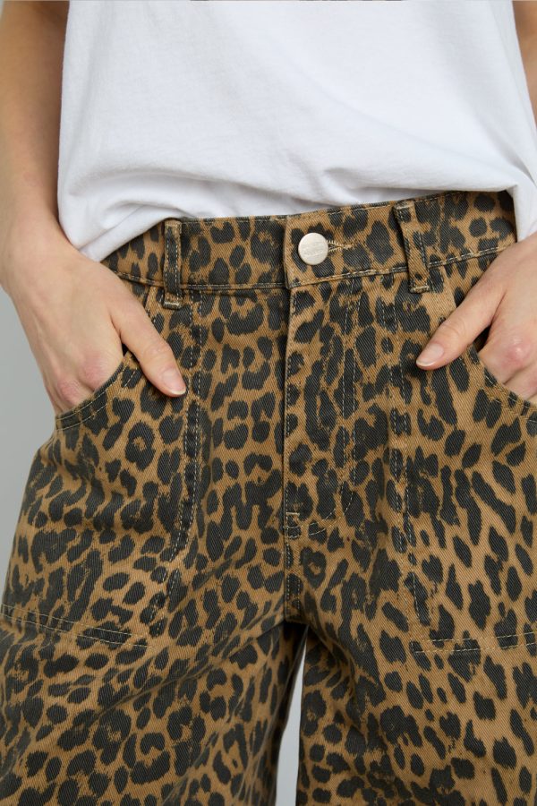 cargo jeans - leopard - Image 6