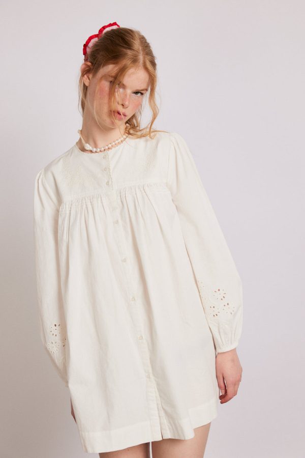 embroidered genevieve mini dress - Image 2