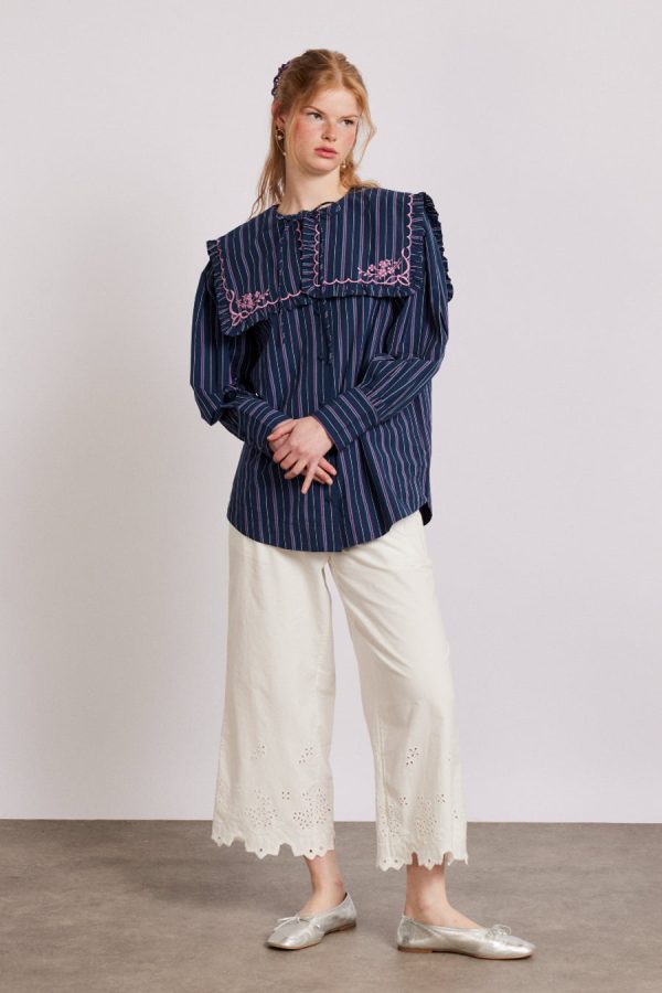 lana trousers - white broderie - Image 2