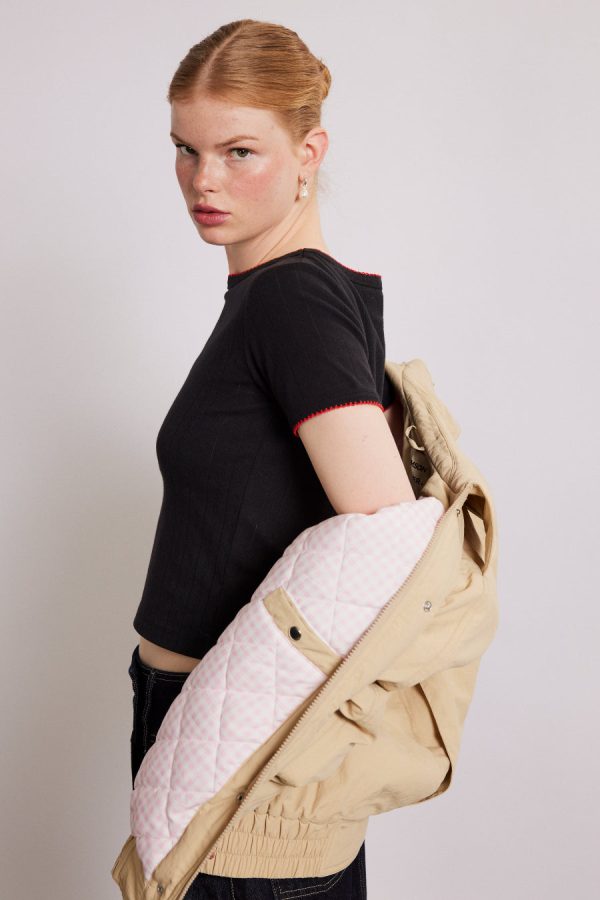 claudia bomber - tan - Image 3