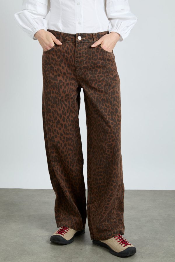 dion jeans - dark leopard overdye - Image 2