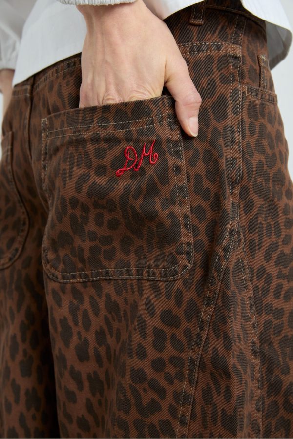 dion jeans - dark leopard overdye - Image 5