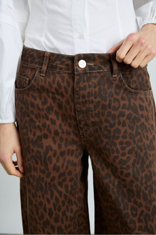 dion jeans - dark leopard overdye - Image 6