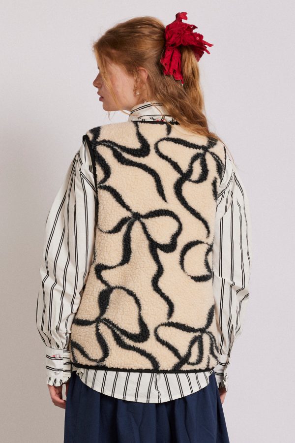 marta borg gilet - bows - Image 4