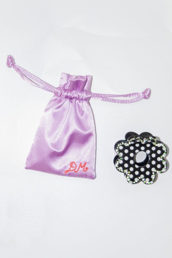 recycled acetate daisy spot hair clip - Image 3