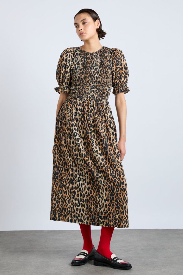 bluebelle midi dress - leopard - Image 4
