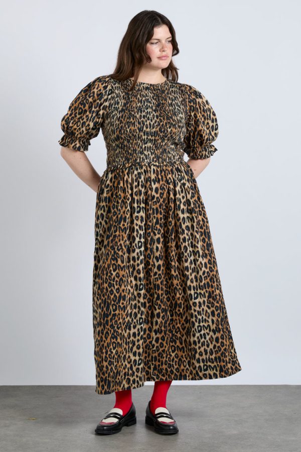 bluebelle midi dress - leopard - Image 6