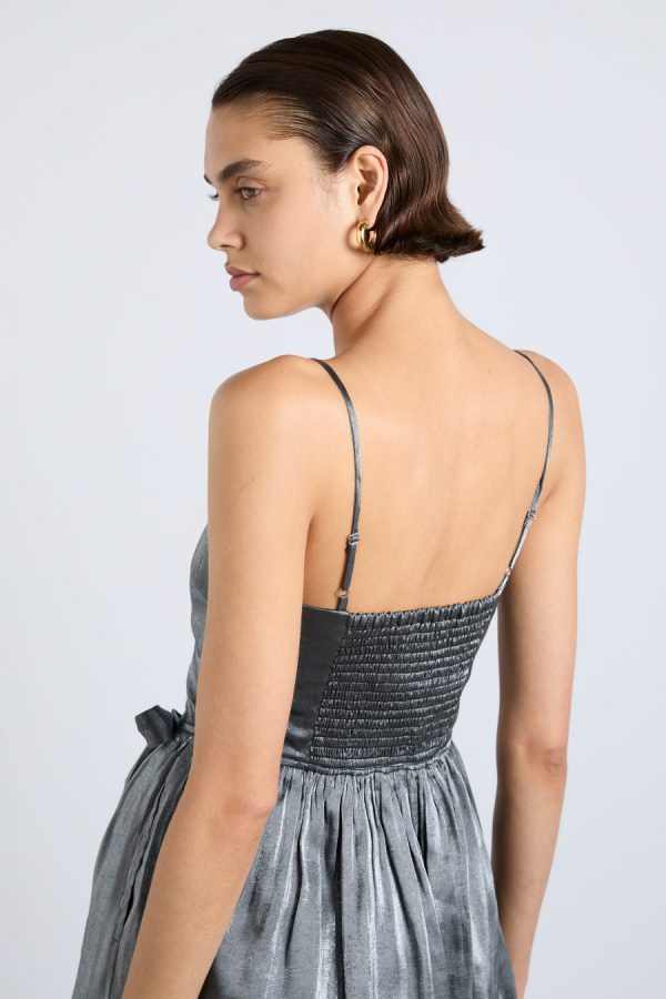 penelope mini dress - glass satin - Image 7