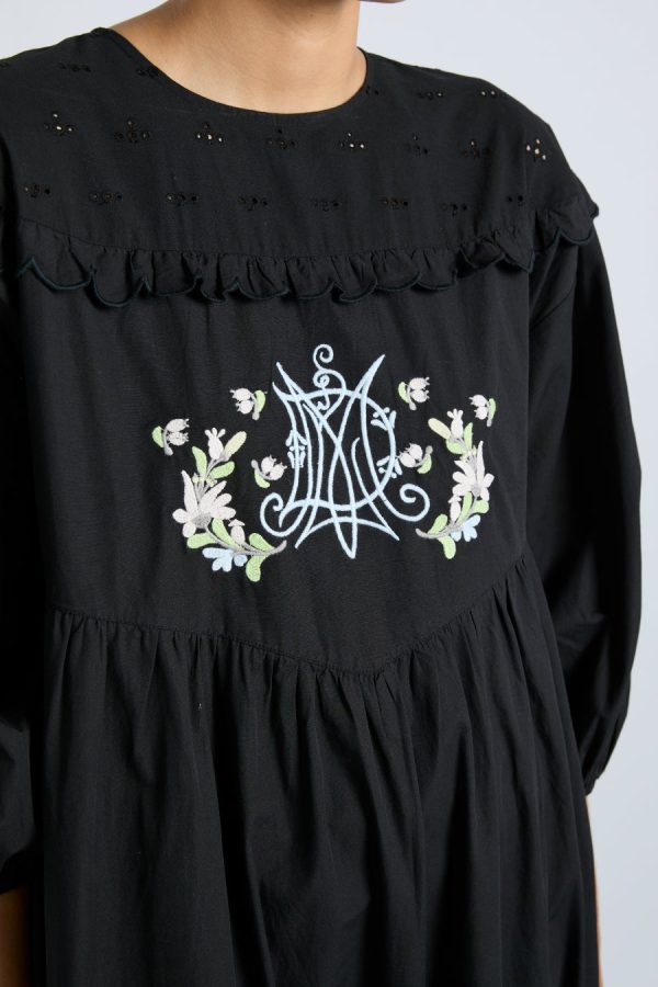 miriam midi dress - black - Image 2