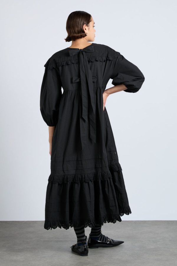 miriam midi dress - black - Image 3