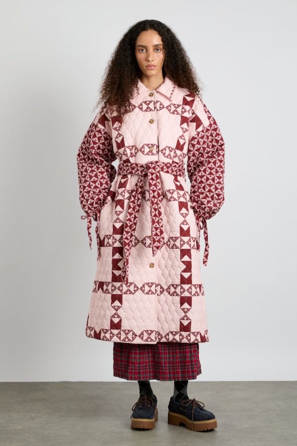 dahlia quilted coat - patchwork - Image 3