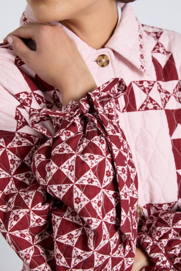 dahlia quilted coat - patchwork - Image 4