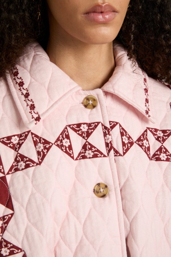 dahlia quilted coat - patchwork - Image 5