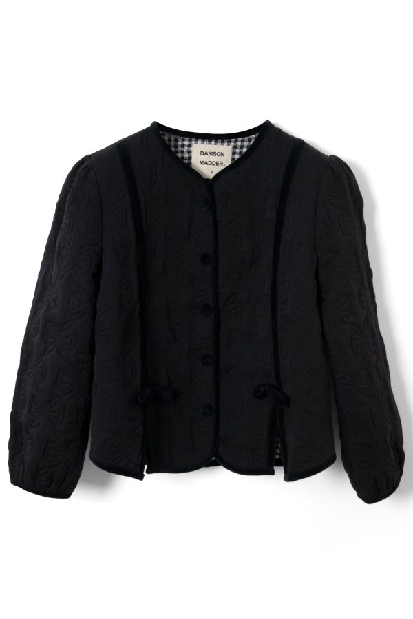 diana quilted jacket - black - Image 2