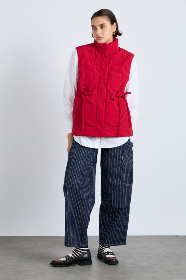 celeste gilet - chilli red - Image 2
