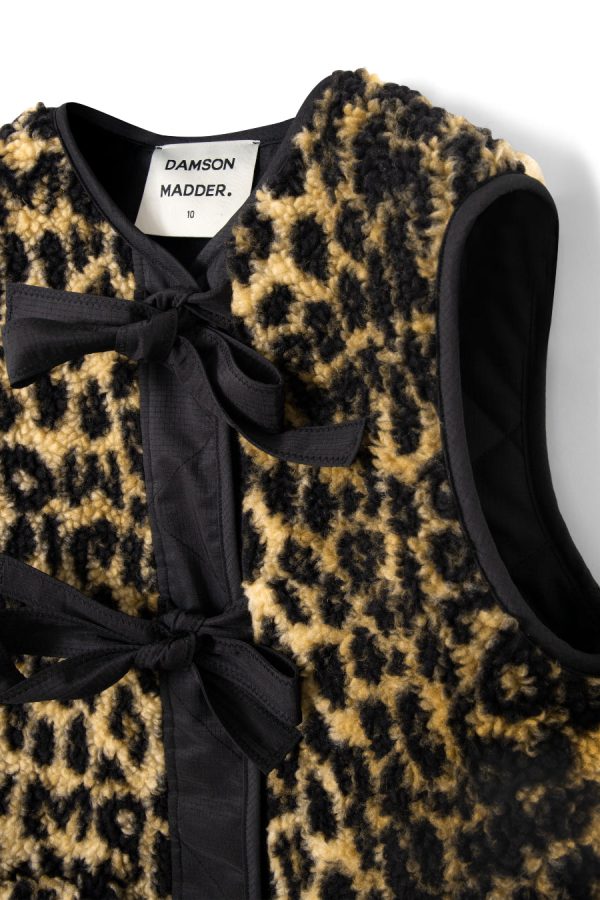 marta borg gilet - leopard - Image 5