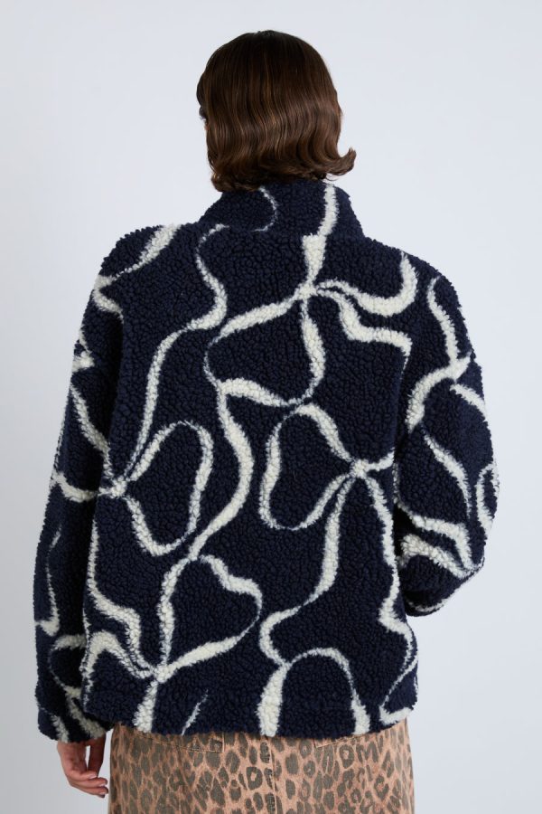 ingrid borg jacket- navy bows - Image 6