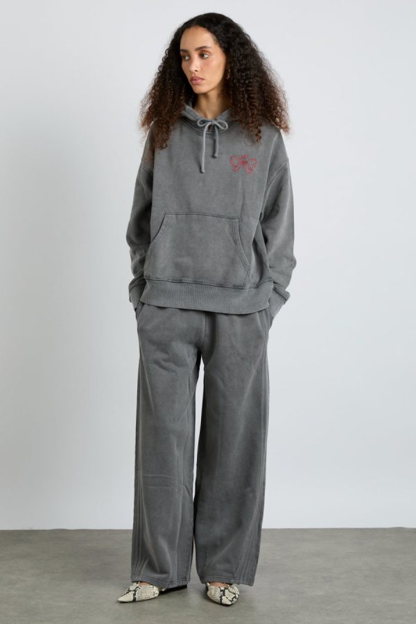 hayley hoodie - grey wash - Image 2