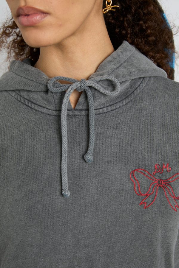 hayley hoodie - grey wash - Image 3