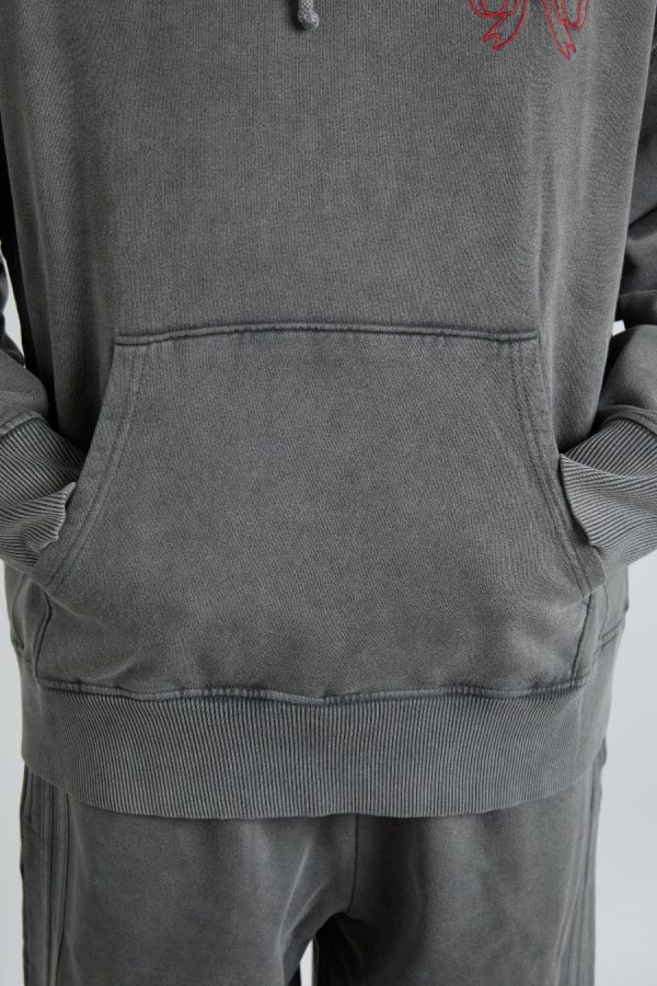 hayley hoodie - grey wash - Image 4