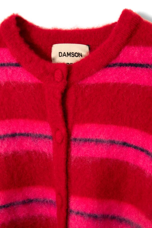 cece stripe cardigan - red u0026 pink stripe - Image 4