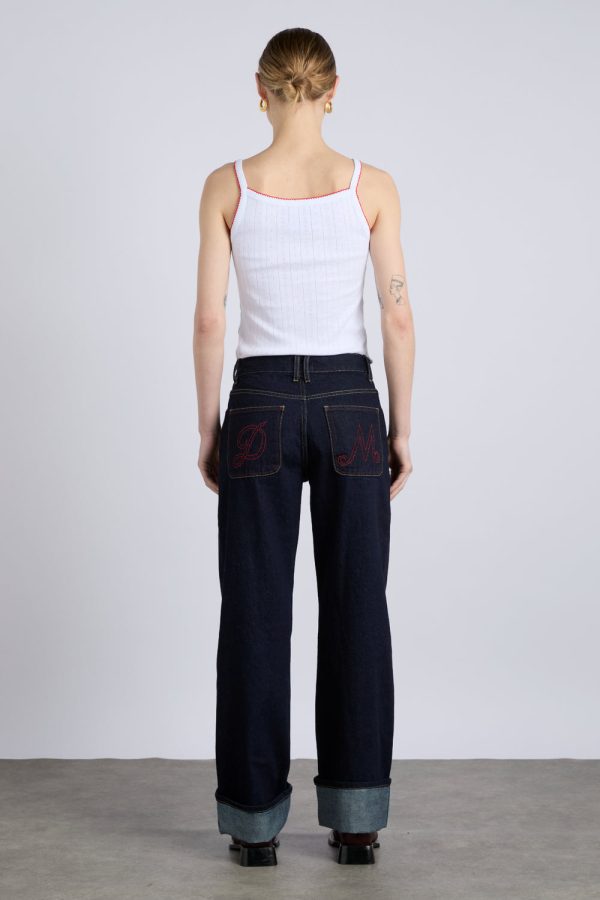 Italian selvedge sylvie jeans with turn up - Image 5