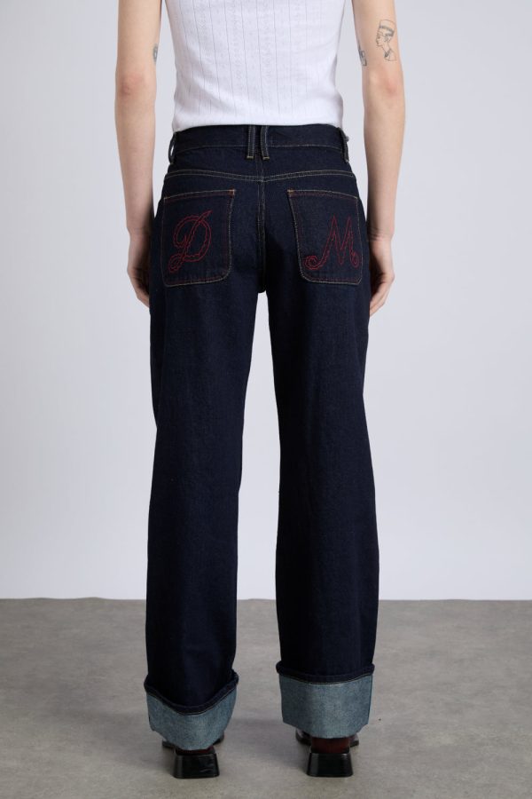 Italian selvedge sylvie jeans with turn up - Image 6