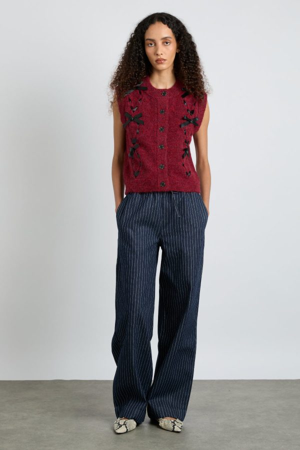 rafe jeans - navy pin stripe - Image 2