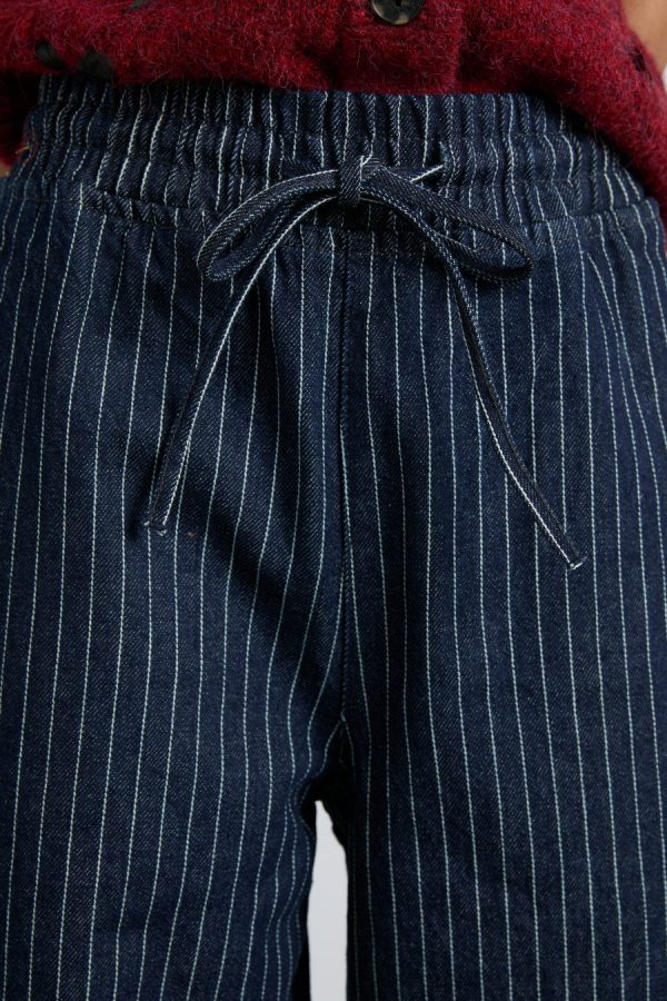 rafe jeans - navy pin stripe - Image 3