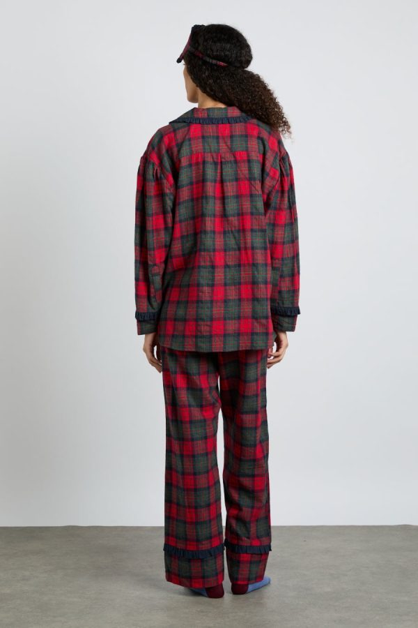 antonella pj set- red tartan - Image 7
