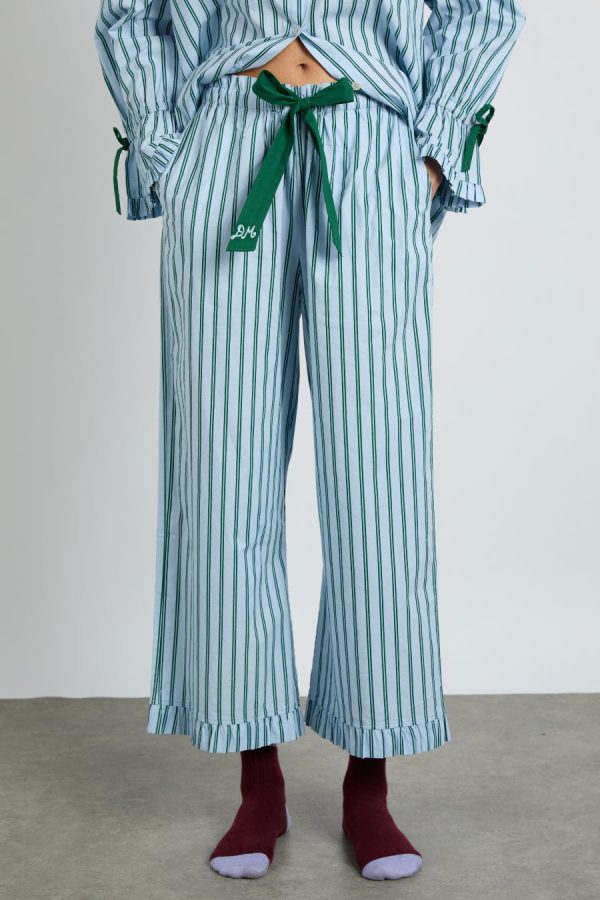 barbara pj set- blue stripe - Image 5