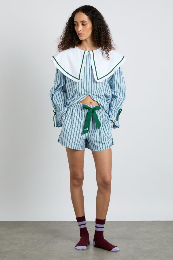 krissy pj boxer - blue stripe - Image 2