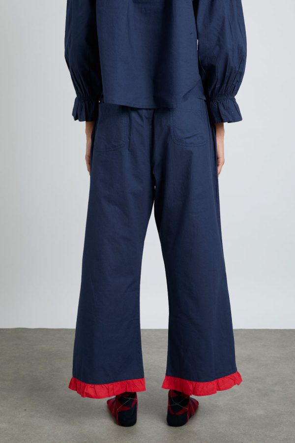 maria pj set- navy/red - Image 6