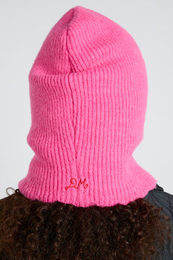 scalloped edge hood in pink - Image 4