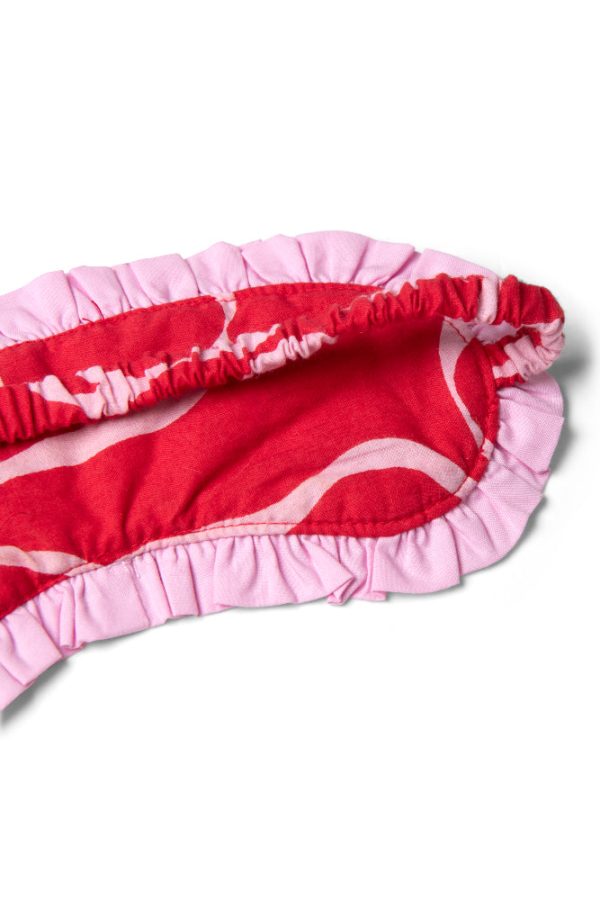 damson pj eye mask - red bows - Image 5