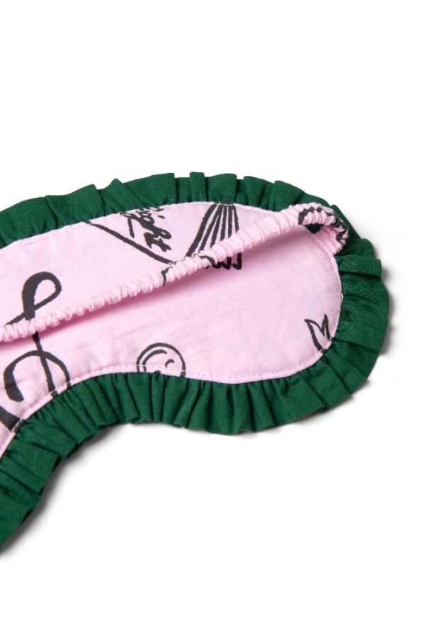 damson pj eye mask - pink symbols - Image 5