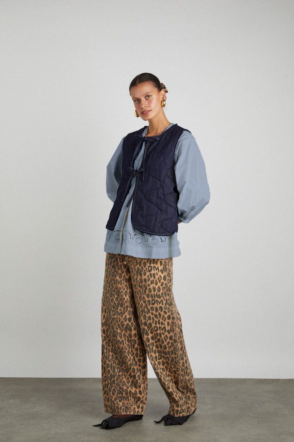 tilly gilet - indigo organic denim - Image 2