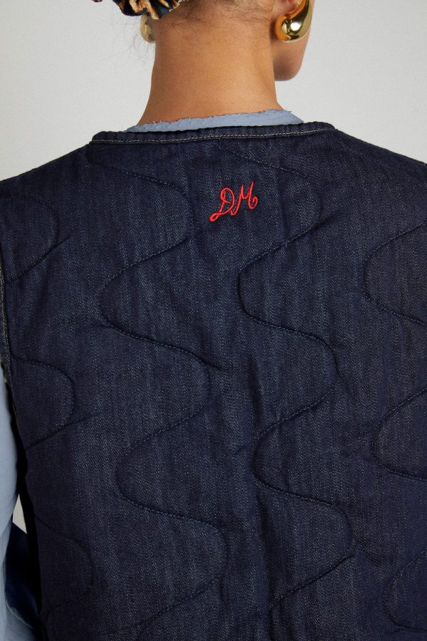tilly gilet - indigo organic denim - Image 5