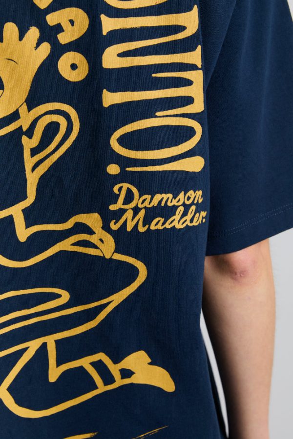 cafe pronto boyfriend tee - navy - Image 5