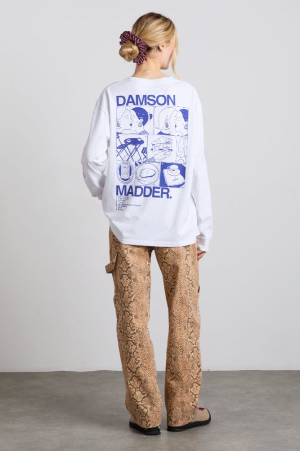 il bacio brunch long sleeve tee - white - Image 3