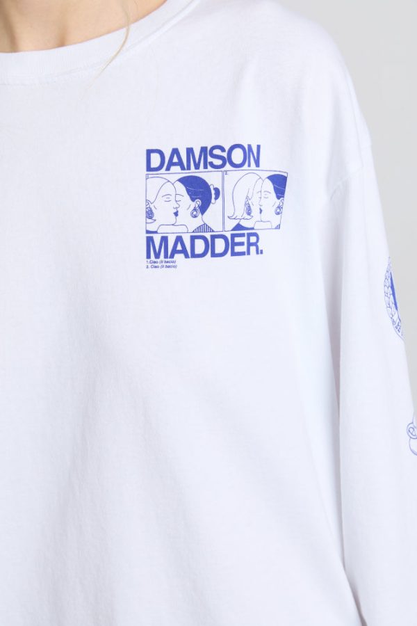 il bacio brunch long sleeve tee - white - Image 4